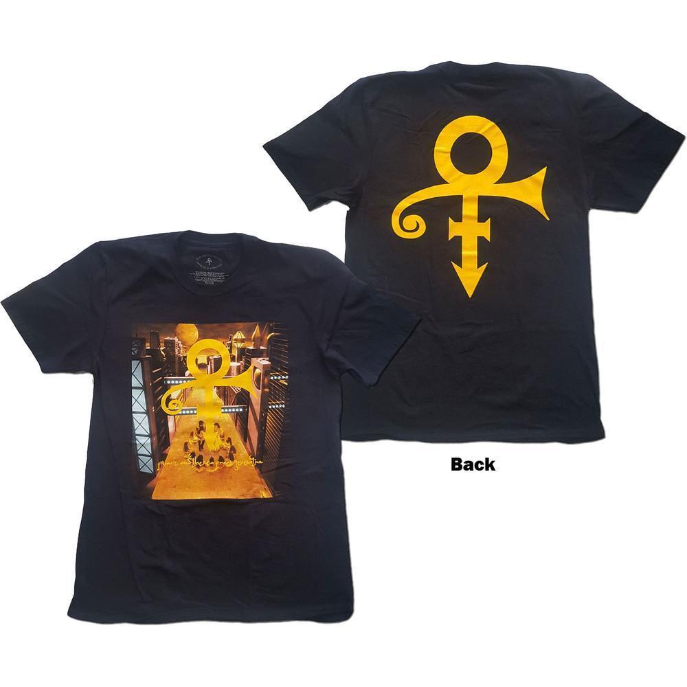 Prince Unisex T-Shirt Love Symbol Back Print 2 Sided